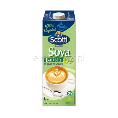 Riso Scotti Soy Barista - Napój sojowy Barista Bio 1 L
