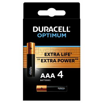 Duracell Bateria Aaa 4 Szt Optimum 