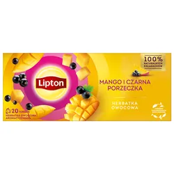 Lipton Herbata Fruit Mango I Czarna Porzeczka 20Tb
