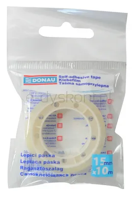 Taśma biurowa DONAU, 15mm, 10m