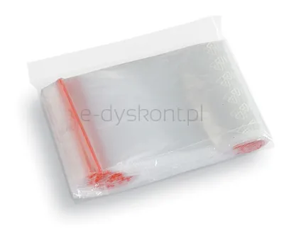 Woreczki strunowe, Stella, 80x120 mm, 100 szt., transparentne