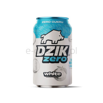Dzik Zero White 330 ml - Napój Gazowany