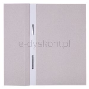 Skoroszyt OFFICE PRODUCTS Budget, karton, z oczkiem, nadruk, 1/2, A4, 250gsm, biały