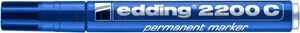 Edding Marker permanentny e-2200 C 1-5 mm, niebieski