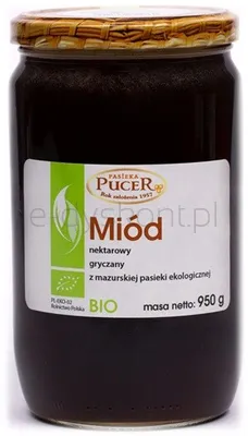Miód Gryczany Bio 950 G