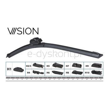 Viision Pióro Wycieraczki Ultra 475Mm, 19”