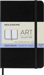 Moleskine Szkicownik P (9x14 cm), twarda oprawa, 80 stron, czarny