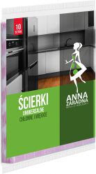 Anna  Zaradna Ścierki uniwersalne 10 szt., mix