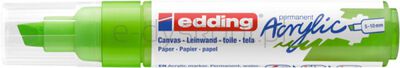 Marker akrylowy e-5000 EDDING, 5-10 mm, matowy żółtozielony