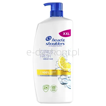 Head & Shoulders Szampon Przeciwłupieżowy Citrus Fresh z pompką 800 ml
