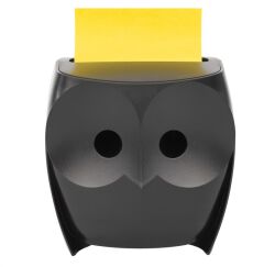 Podajnik do karteczek Post-It, Z-Notes, sowa, + 2x45 kart. 76x76mm
