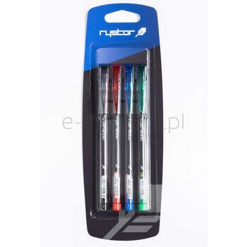 Rystor Długopis Vpen 6000 4Sztuki Mix Blister 