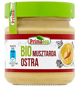 Primaeco Musztarda ostra BIO 170 g