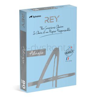 Rey Adagio Papier ksero A4, 80gsm, 48 j.niebieski VIVE/BRIGHT *RYADA080X421 R200, 500 ark.