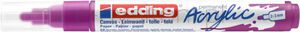 Marker akrylowy e-5100 EDDING, 2-3 mm, matowa jagoda