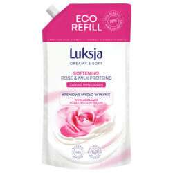 Luksja Kremowe Mydło W Płynie róża, zapas 900ml