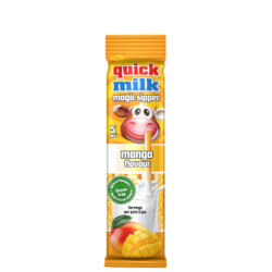 Quick Milk rurki do picia mleka o smaku mango 5x6g