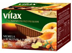 Vitax Herbata Morela RokitnikImbir 15 Torebek X 2 G W Kopertkach