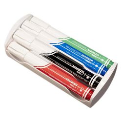 Rystor Markery suchościeralne RMS-1 komplet 4szt. z wycierawką