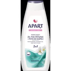 Apart Double Care Nawilżający Żel Pod Prysznic I Płyn Do Kąpieli 2W1 Białe Kwiaty 900Ml