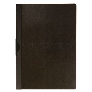 Q-Connect Skoroszyt z metalowym klipsem, PP, A4, 200/350mikr., czarny