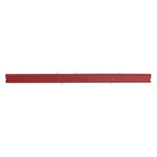 Donau Listwa zaciskająca, PVC, A4, 4mm, do 40 kartek, czerwona [BIURO]
