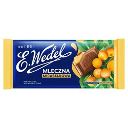 E.Wedel Czekolada mleczna mirabelkowa 100g