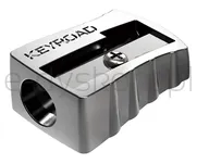 Keyroad Temperówka Metal, aluminiowa, pojedyncza, pakowana na displayu, srebrna  - 3