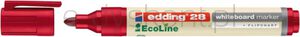 Edding Marker do tablic e-28  EcoLine, 1,5-3 mm, czerwony