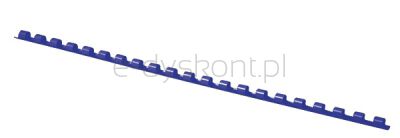 Office Products Grzbiety Do Bindowania A4, 6Mm (25 Kartek), 100 Szt., Niebieskie 