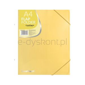 Coolpack Teczka na gumkę A4 pastelowa żółta