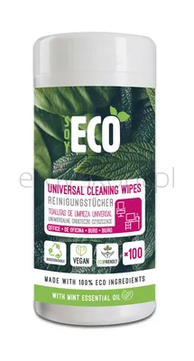 Ściereczki Do Czyszczenia Biura Soyeco, Eco, Wilgotne, Duża Tuba, 100 Szt.