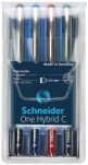 Schneider Pióro Kulkowe ONE Hybrid C 0,5 mm, 4 szt., pudełko z zawieszką, mix kolorów - 2