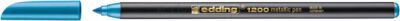 Edding Pisak Z Cienką Końcówką E-12001-3Mm, Metaliczny Niebieski 