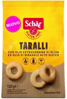 Taralli- przekąska z oliwą z oliwek BEZGL. 120 g