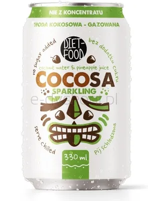 Woda kokosowa gazowana 330ml