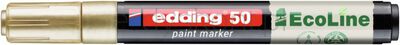 Marker olejowy na bazie wody e-50 EDDING EcoLine, 2-3mm, złoty
