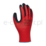 Donau Rękawice Safety Super Latex, Kat. Ii, Rozm. 9, Czerwone - 2