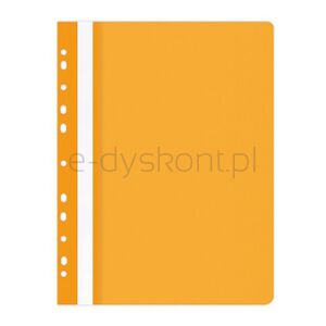 Office Products Skoroszyt, PP, A4, miękki, 100/170mikr., wpinany, pomarańczowy
