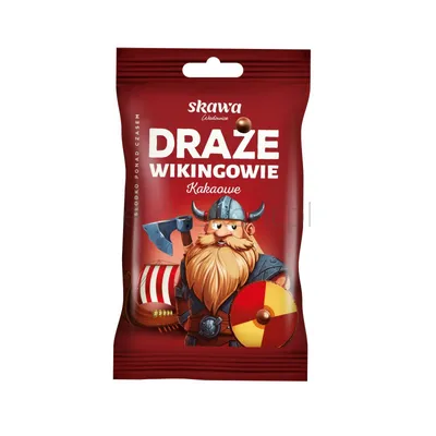 Skawa Draże Wiking kakaowe 70g