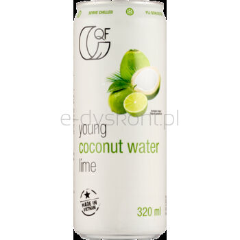 Quality Food woda kokosowa z sokiem z limonki 320ml SK