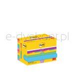 Post-It Karteczki Samoprzylepne Super Sticky, 47,6X47,6Mm, 12X90 Kart., Paleta Playful  - 2