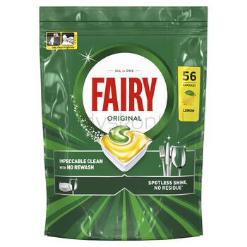Fairy Original Tabletki Do Zmywarki, Cytryna, 56 Kapsułki