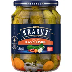 Krakus Ogórki Konserwowe Kaszubskie 670g