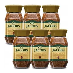 Jacobs Kawa Rozpuszczalna Cronat Gold 200 G x 6 sztuk