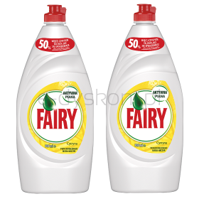 Fairy Płyn Do Mycia Naczyń Cytrynowy 2X900Ml