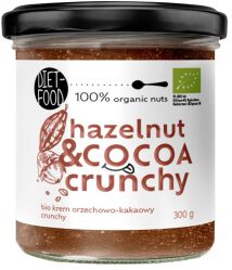 Diet Food Krem Orzechowo Kakaowy - Crunchy BIO 300 g