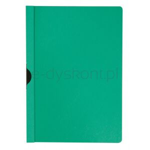 Q-Connect Skoroszyt z metalowym klipsem, PP, A4, 200/350mikr., zielony