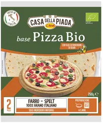 Spody do pizzy orkiszowe BIO 260 g (2 szt)
