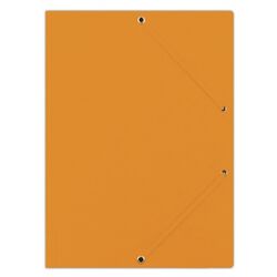 Donau Teczka z gumką preszpan, A4, 390gsm, 3-skrz., pomarańczowa